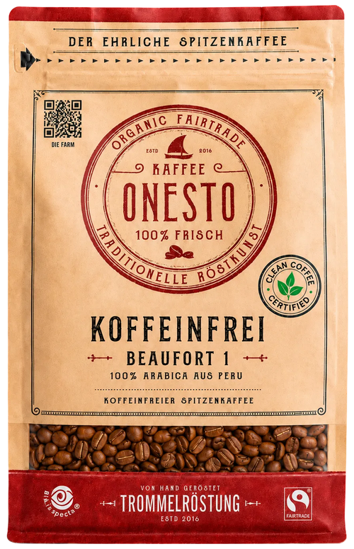 ONESTO – Beaufort 1 / koffeinfrei (Decaff)